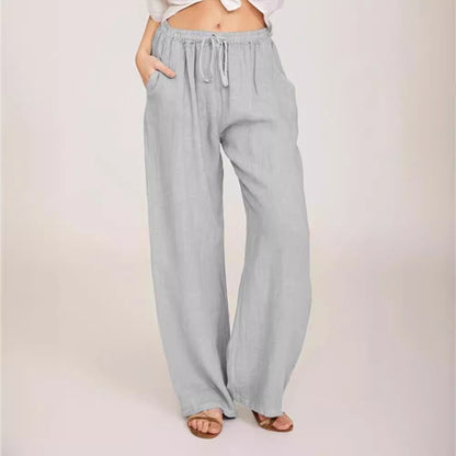 Casual Cotton Linen Loose Yoga Pants Women