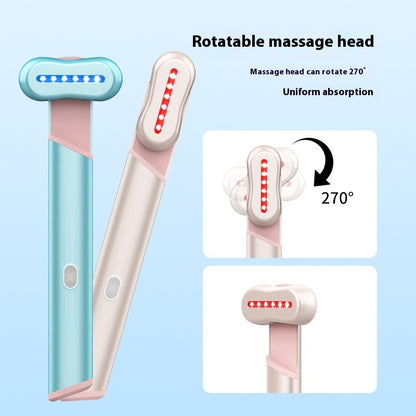 LED Eye Massager with Microcurrent and Red Light Therapy