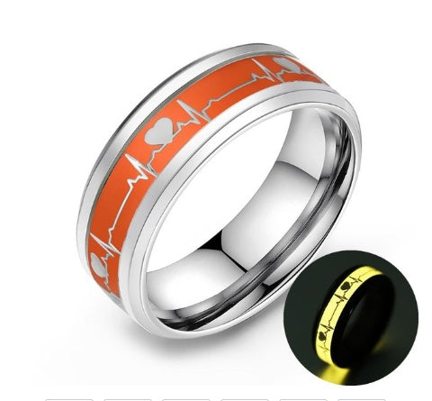 Luminous Pulse Line Ring for Daily Wear All Day Comfort and Durable Stainless Steel Finish