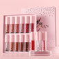 Waterproof Lip Gloss Set with 12 Color Transfer-Proof Finish