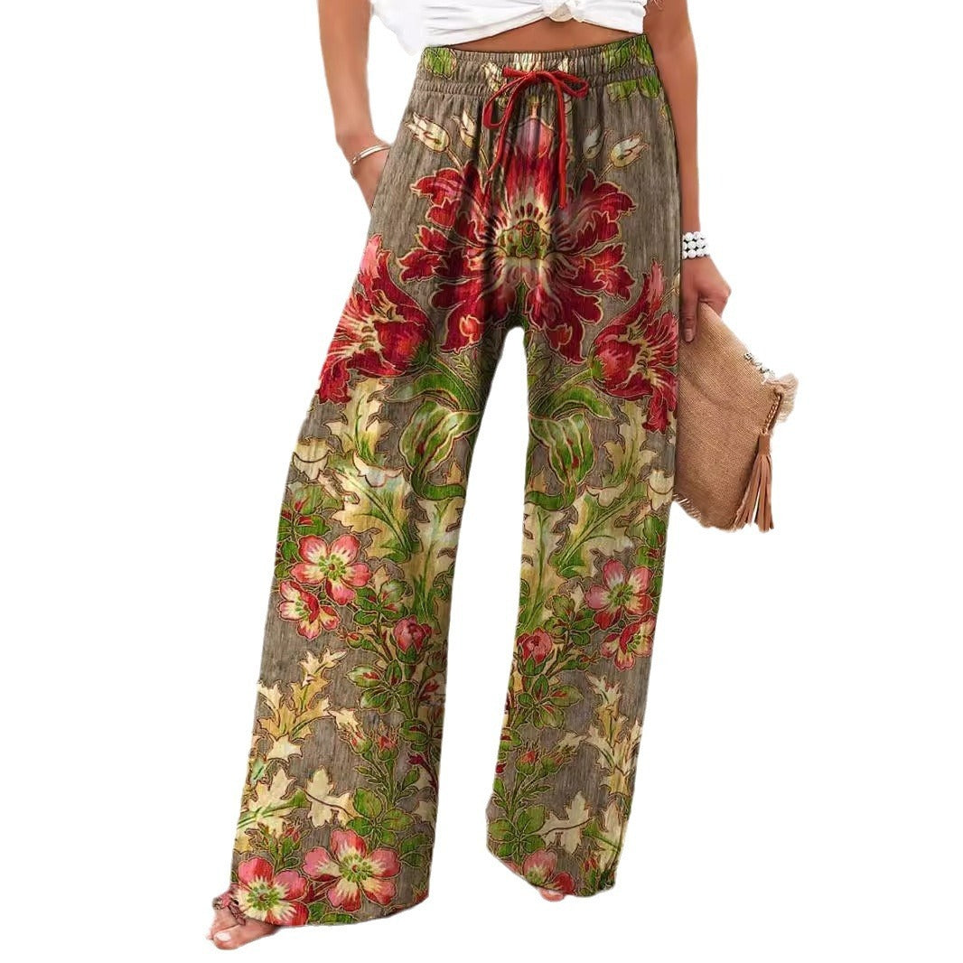 The Must Have Designer Graffiti Wide-Leg Pants that Feel Ultra Plush