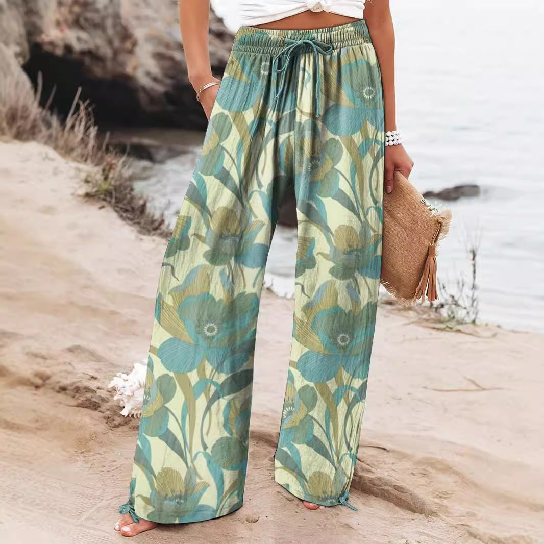 The Must Have Designer Graffiti Wide-Leg Pants that Feel Ultra Plush