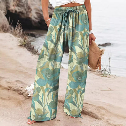 The Must Have Designer Graffiti Wide-Leg Pants that Feel Ultra Plush