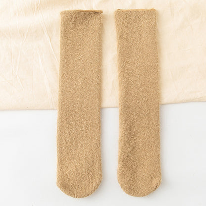 Plus Velvet Thick Warm Mink Velvet Snow Socks