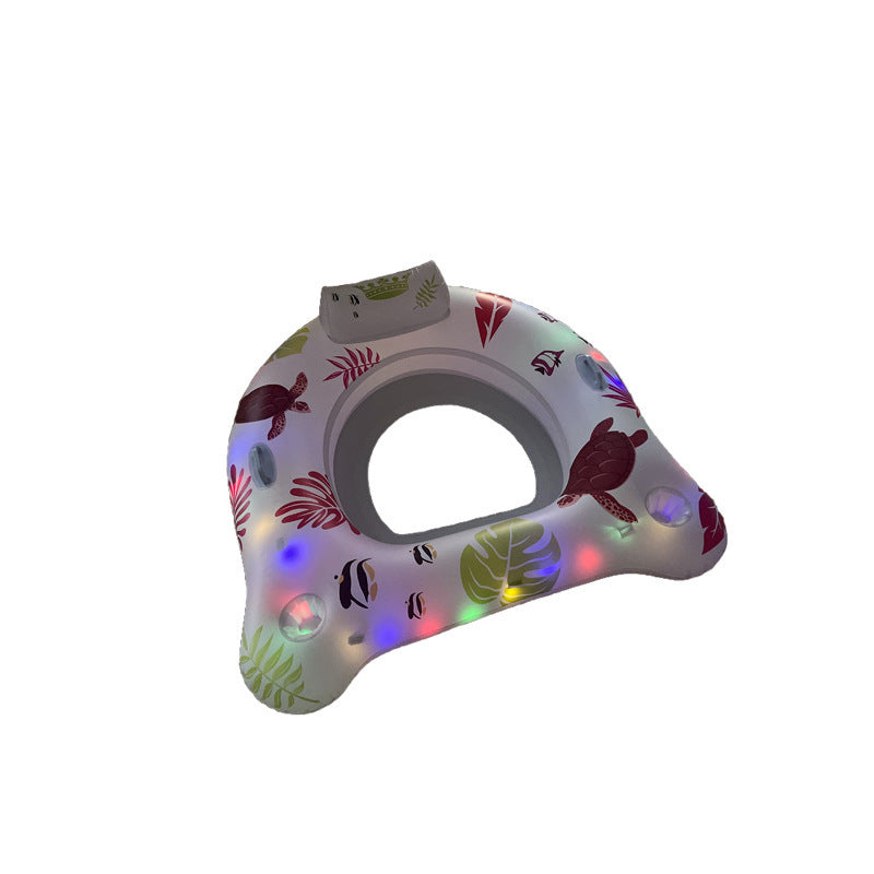 Inflatable Light Up Float Luminous U-shaped Seat Float