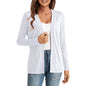 Lightweight Cardigan Coat for Everyday Layering Women Cashmere Knit