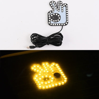 LED Car Gesture Light with Three Signals for Clear Road Communication
