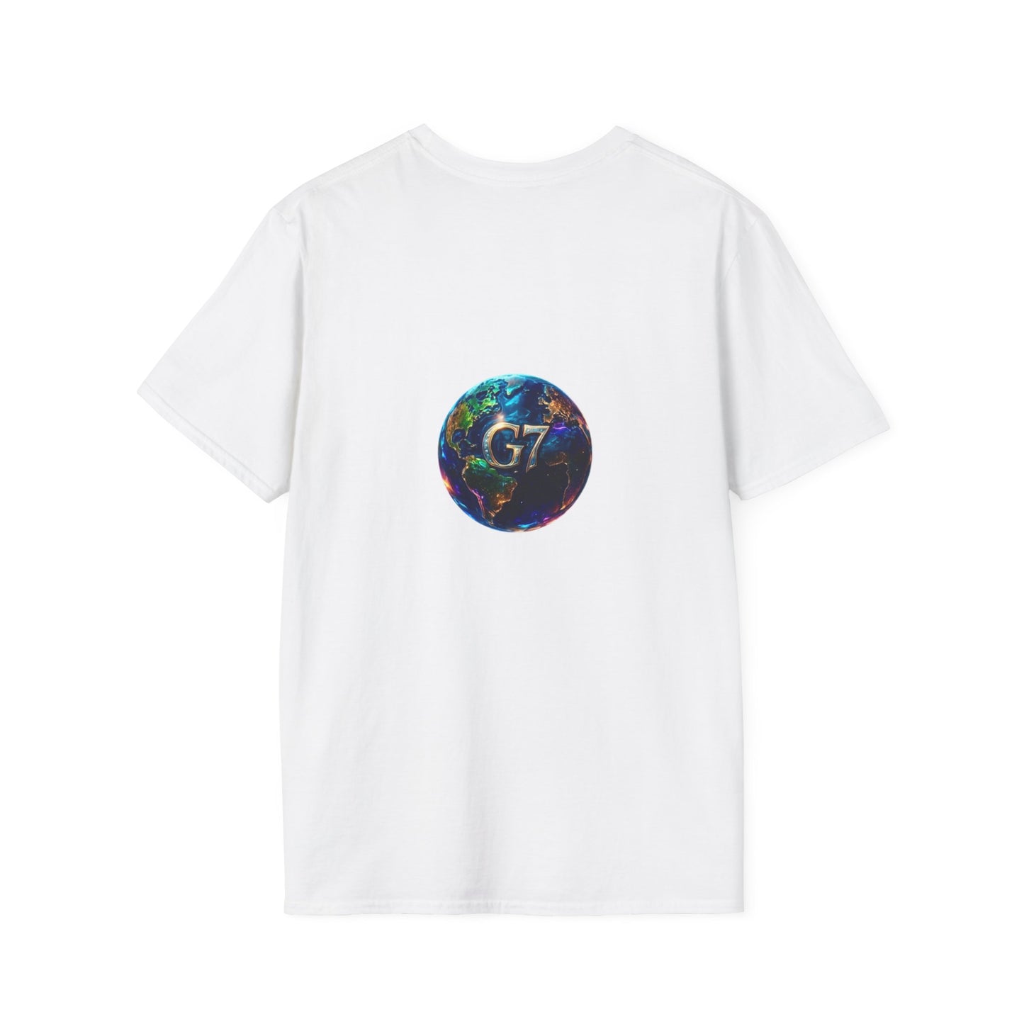 Global Unity Starts Here — Wear the Change - G7 Earth Graphic Unisex T-Shirt - Softstyle Tee