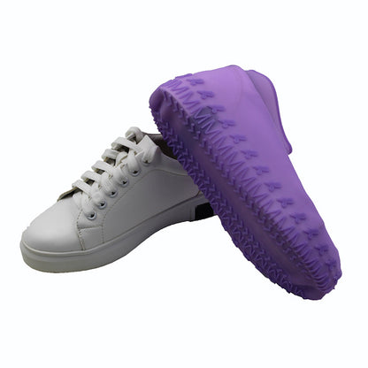 Non-Slip Silicone Shoe Covers - Waterproof Reusable Shoe Protectors