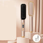 Wireless Hair Straightening And Curling Comb Tourmaline Ceramic Heating