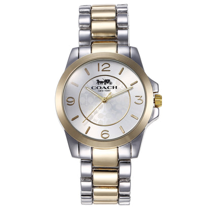 Stylish Watch 4-Piece Gift Set With Belt Wallet Tie