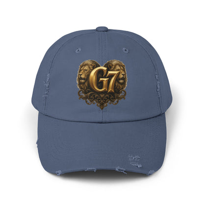 G7 Distressed Unisex Hat