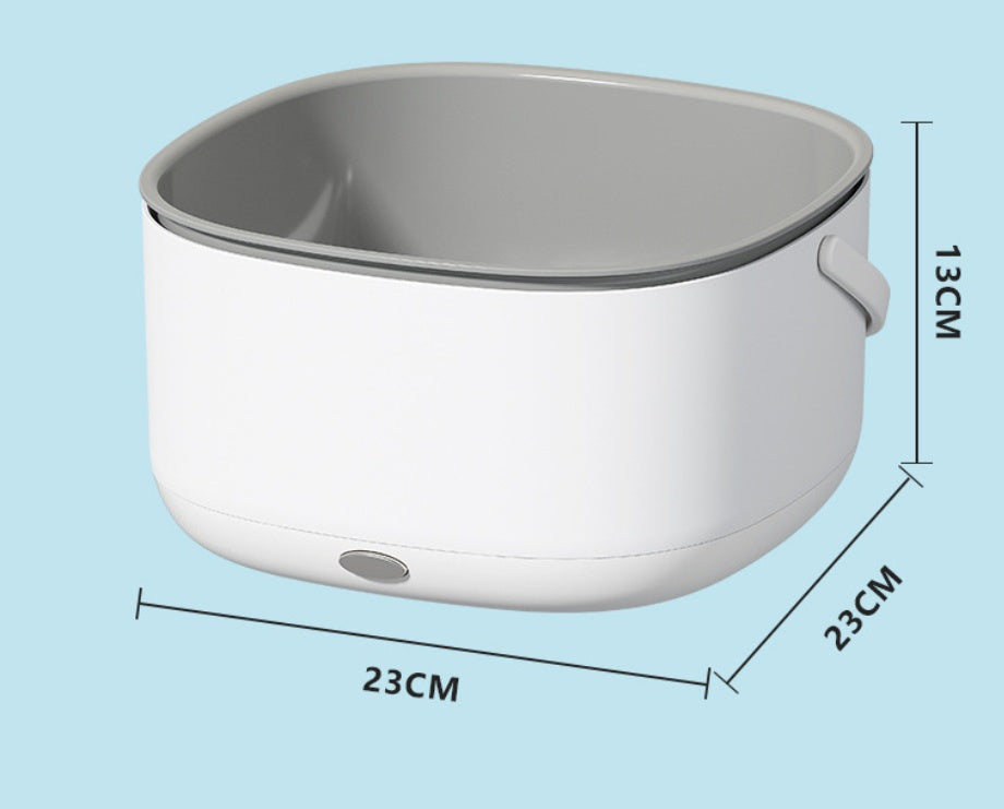 Portable Ultrasonic Washing Basket with Quick Rinse for Home Kitchen