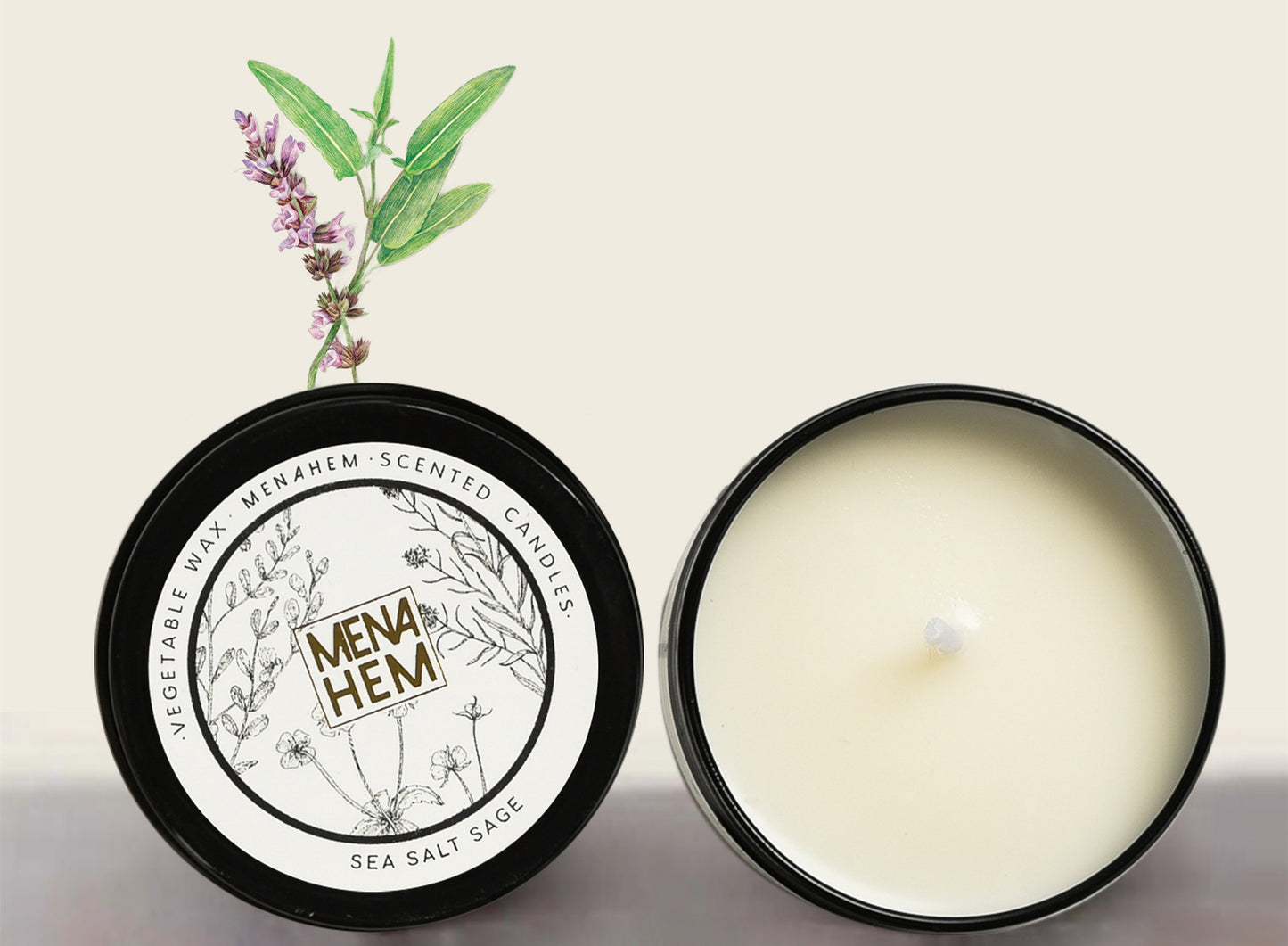Smokeless Aromatic Candles with Clean Soy Wax for a Long Lasting Fragrance and Clean Burn