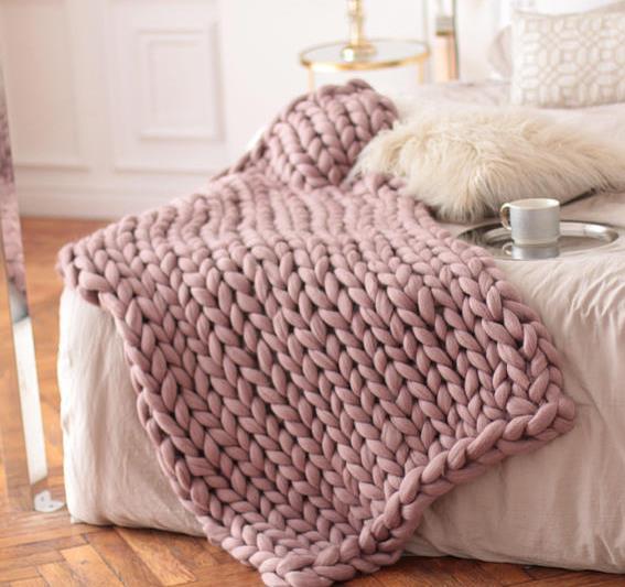 Nordic Sofa Throw Blanket Anti-Pilling Backdrop for Photoshoots