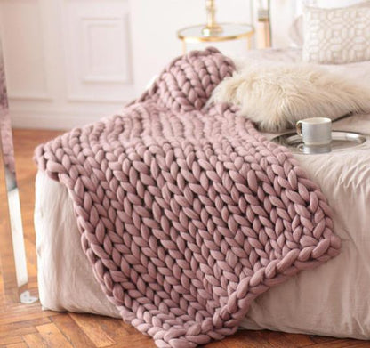 Nordic Sofa Throw Blanket Anti-Pilling Backdrop for Photoshoots