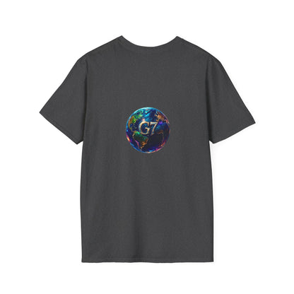 Global Unity Starts Here — Wear the Change - G7 Earth Graphic Unisex T-Shirt - Softstyle Tee
