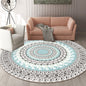 Round Stylish Living Room Rug
