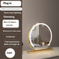 Smart Touch LED Light Mirror Makeup Desktop Dimming Fill Light Mirror Adjustable