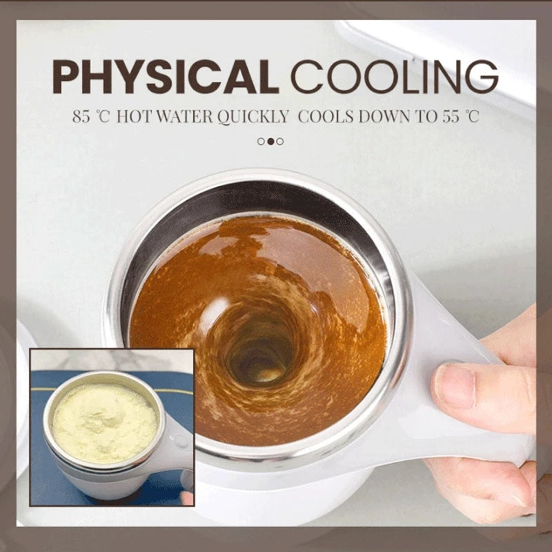 Rechargeable Magnetic Cup with Auto Stirring for Fresh Coffee Everyday