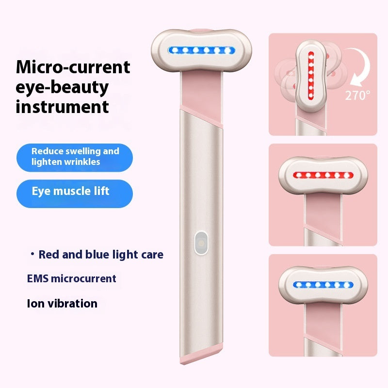 LED Eye Massager with Microcurrent and Red Light Therapy