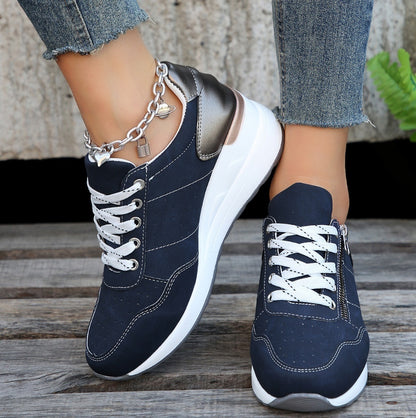 Celeb Style Platform Lace up Sneakers Runners Chunky Sole Fashion Statement CELEBRITY OBSESSION