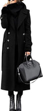 Women's Elegant Long Coat Extended Length for Winter Warmth with Thermal Lining