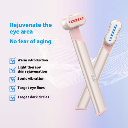 LED Eye Massager with Microcurrent and Red Light Therapy