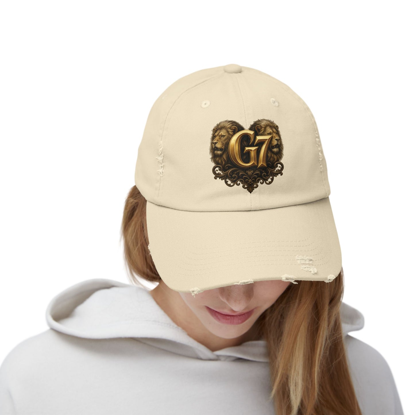 G7 Distressed Unisex Hat