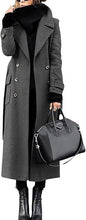 Women's Elegant Long Coat Extended Length for Winter Warmth with Thermal Lining