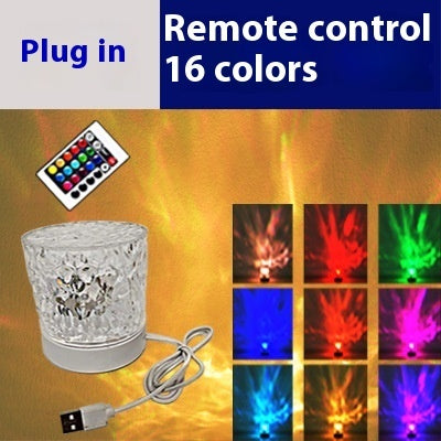 Bluetooth Night Light with Crystal Glass Starry Sky Glow