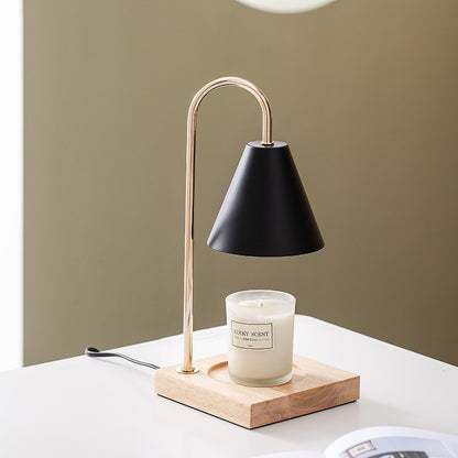 Soothing Aromatherapy Wax Lamp with Iron Accents Night Light
