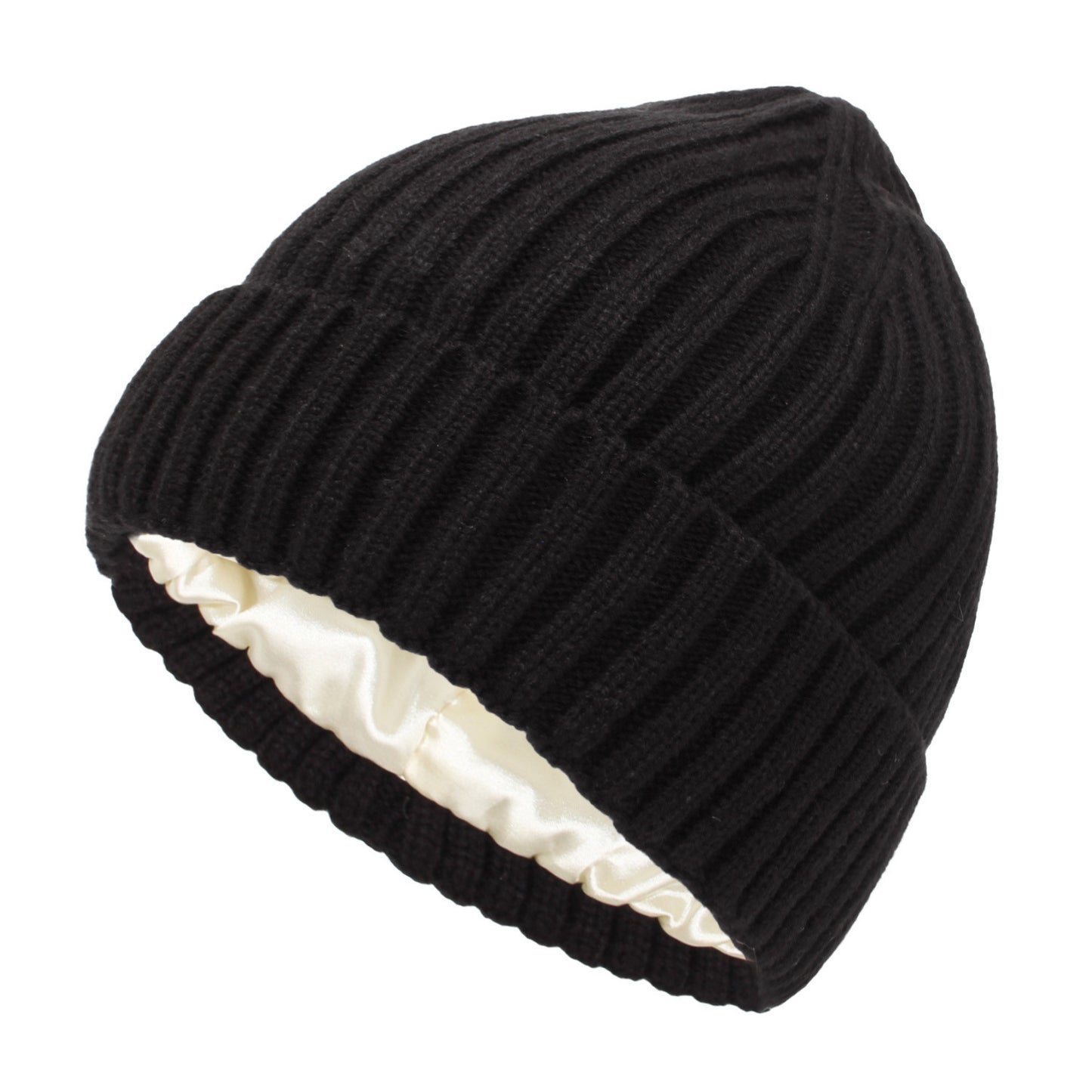 Soft Knit Hat with Satin Finish for All Outfits Warmth and Everyday Comfort for All Seasons