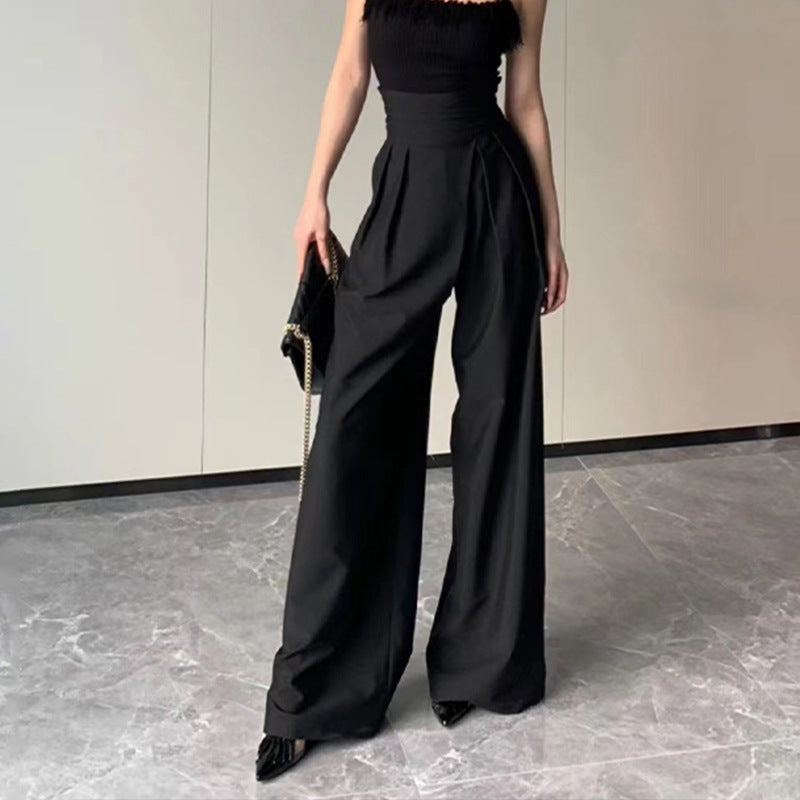 Your Perfect Luxury Wide-Leg Pants For Women That Deliver Couture Draping And Premium Polyester Comfort.