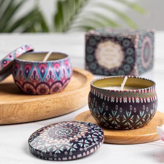 Natural Dried Flower Candle Flower Fragrance Incense Candle