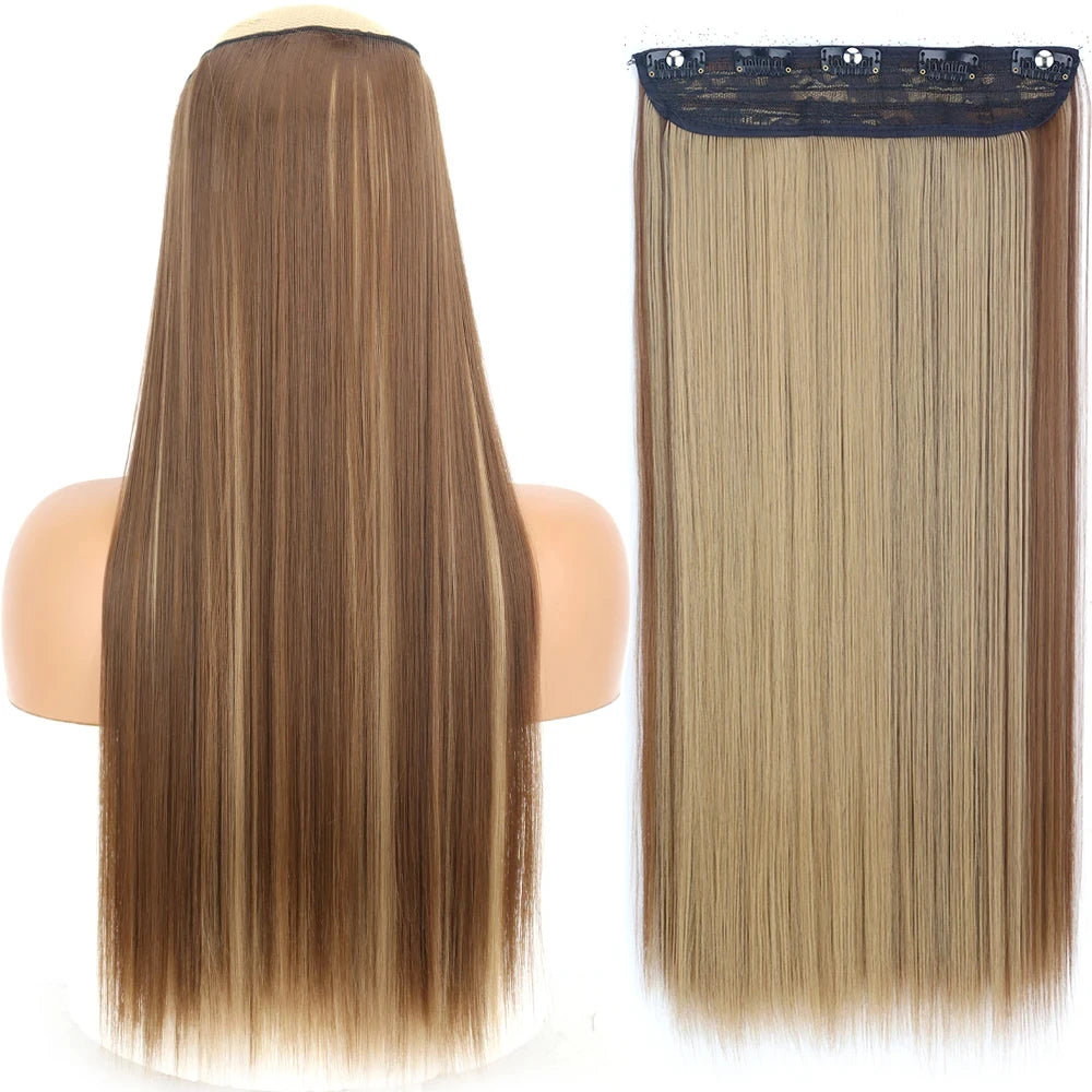 Heat-Resistant Clip-In Hair Extensions 22 To 32 Inches