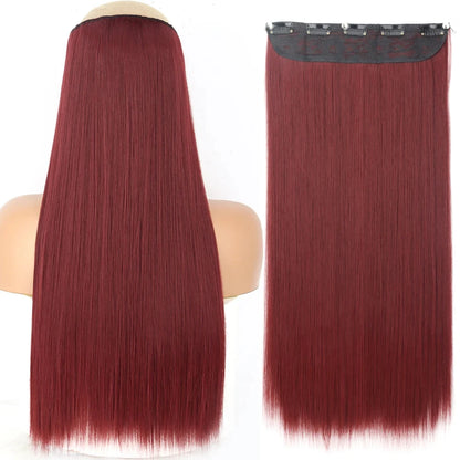 Heat-Resistant Clip-In Hair Extensions 22 To 32 Inches