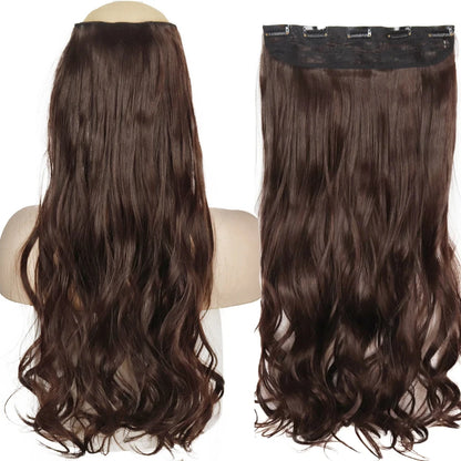 Heat-Resistant Clip-In Hair Extensions 22 To 32 Inches