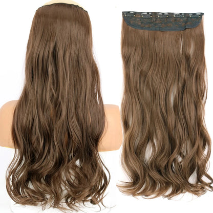 Heat-Resistant Clip-In Hair Extensions 22 To 32 Inches