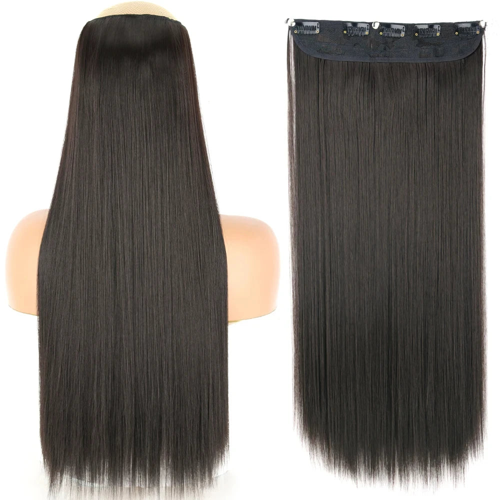 Heat-Resistant Clip-In Hair Extensions 22 To 32 Inches