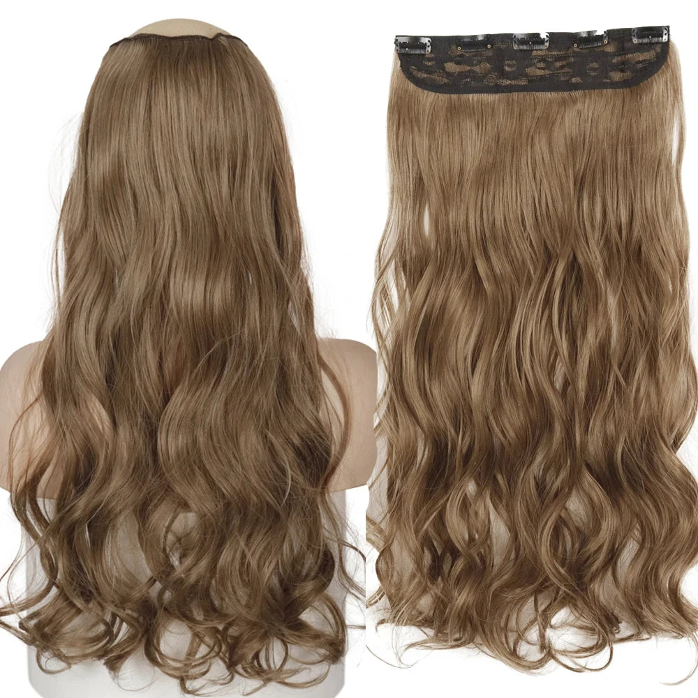 Heat-Resistant Clip-In Hair Extensions 22 To 32 Inches