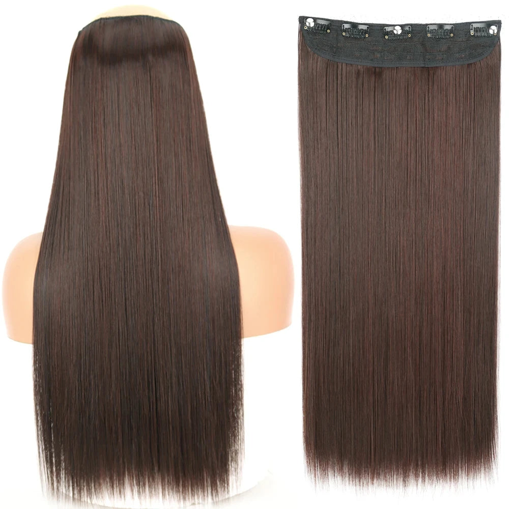 Heat-Resistant Clip-In Hair Extensions 22 To 32 Inches