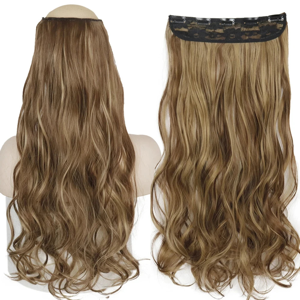 Heat-Resistant Clip-In Hair Extensions 22 To 32 Inches