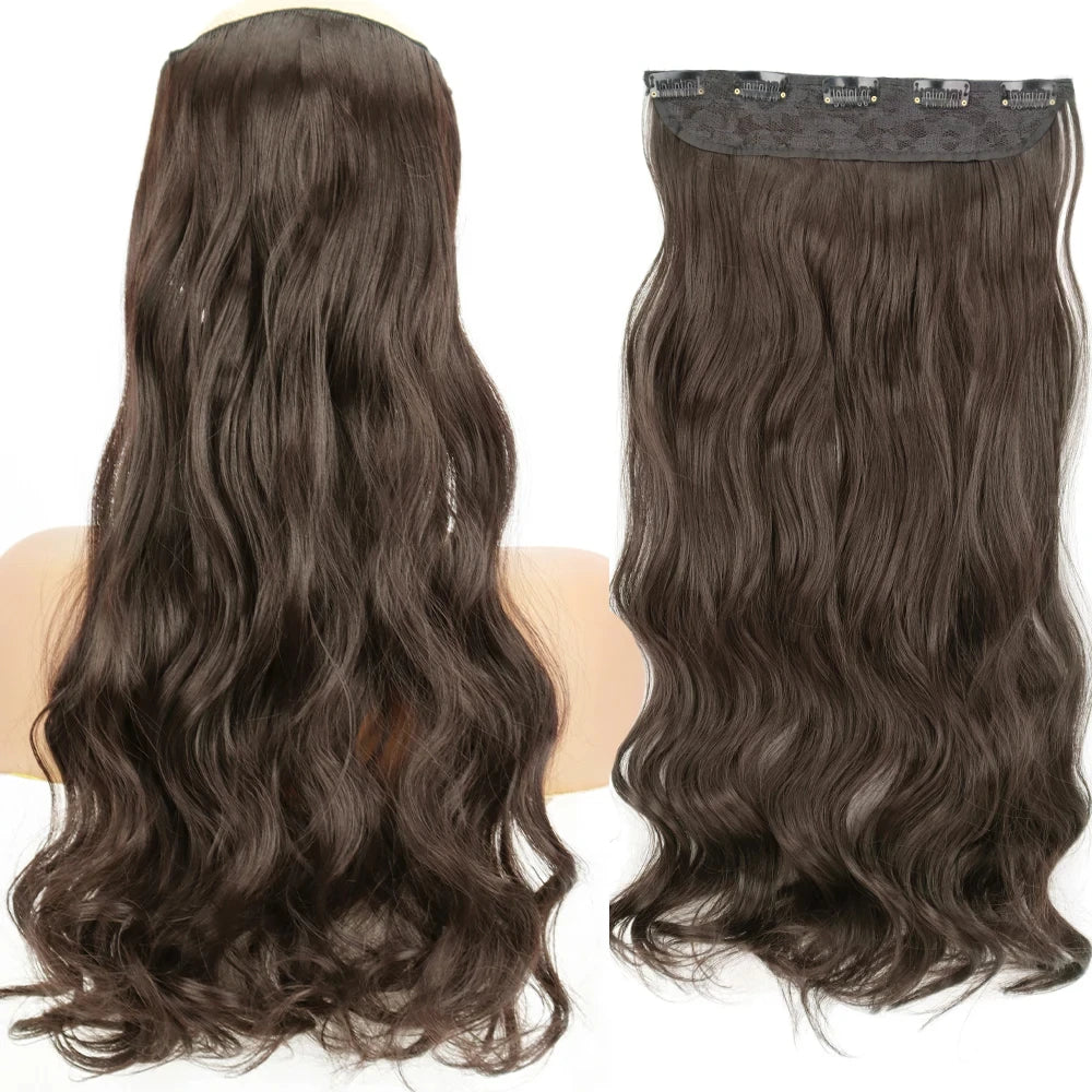 Heat-Resistant Clip-In Hair Extensions 22 To 32 Inches