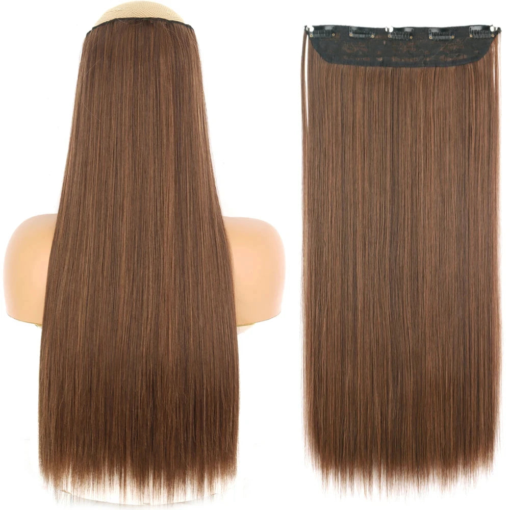 Heat-Resistant Clip-In Hair Extensions 22 To 32 Inches