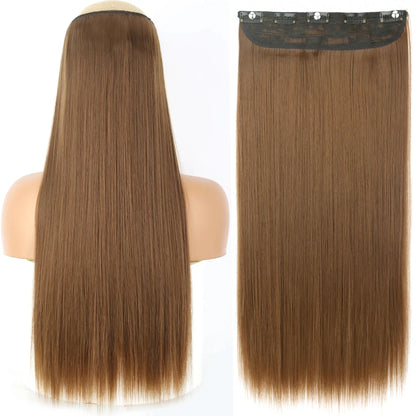 Heat-Resistant Clip-In Hair Extensions 22 To 32 Inches