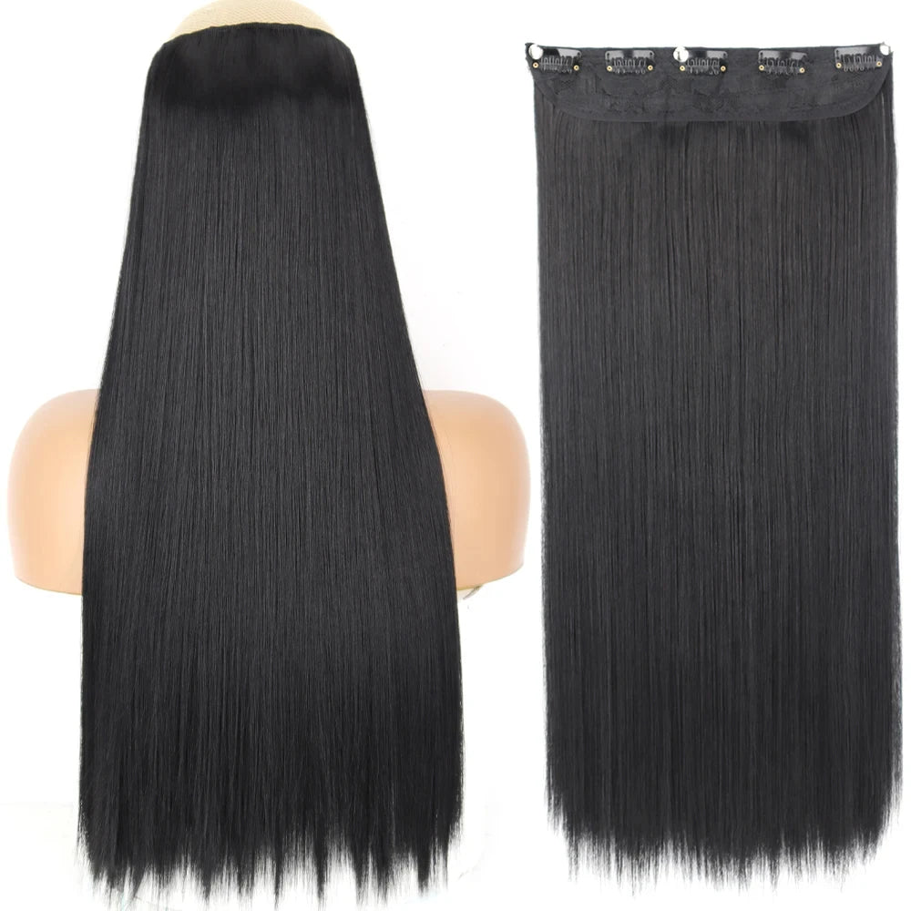 Heat-Resistant Clip-In Hair Extensions 22 To 32 Inches