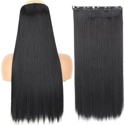 Heat-Resistant Clip-In Hair Extensions 22 To 32 Inches