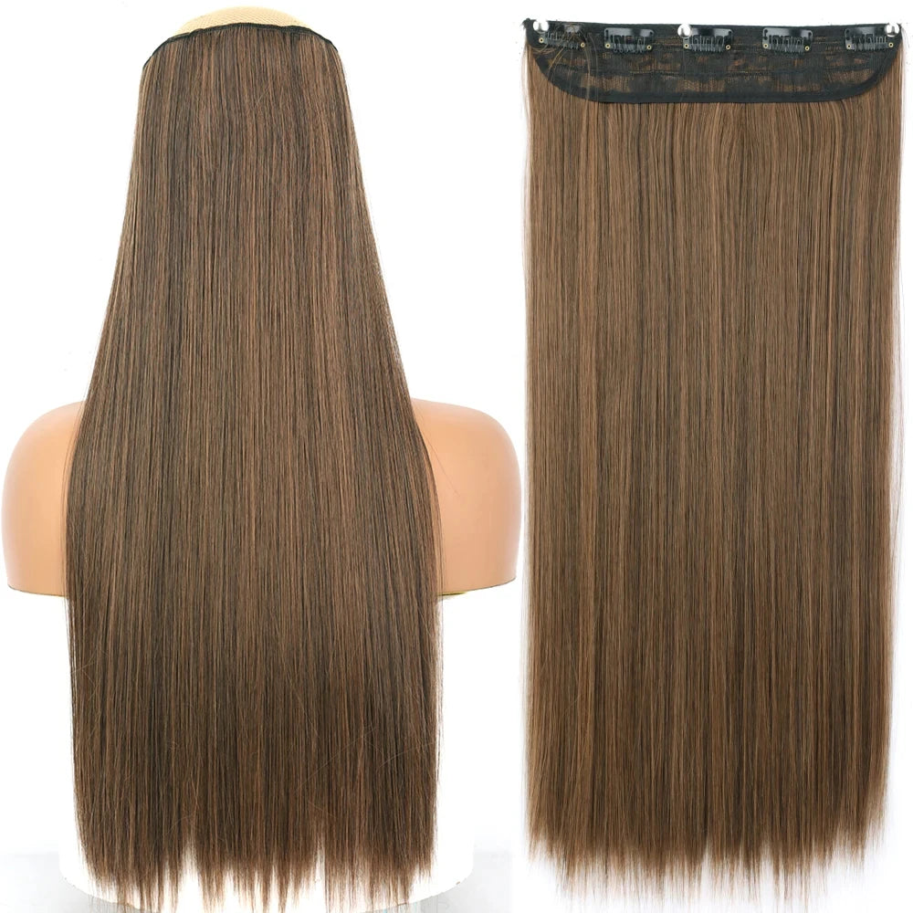 Heat-Resistant Clip-In Hair Extensions 22 To 32 Inches