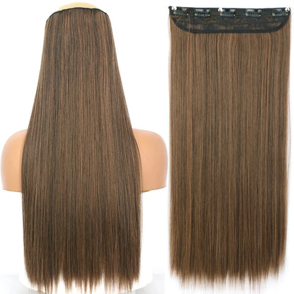 Heat-Resistant Clip-In Hair Extensions 22 To 32 Inches